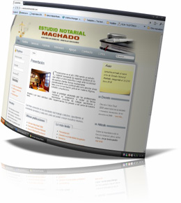 sitio en joomla de estudio notarial